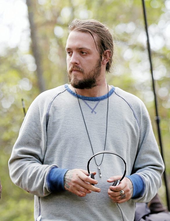 John Swab on the set of Tulsa-filmed crime drama 'Let Me Make You a Martyr'